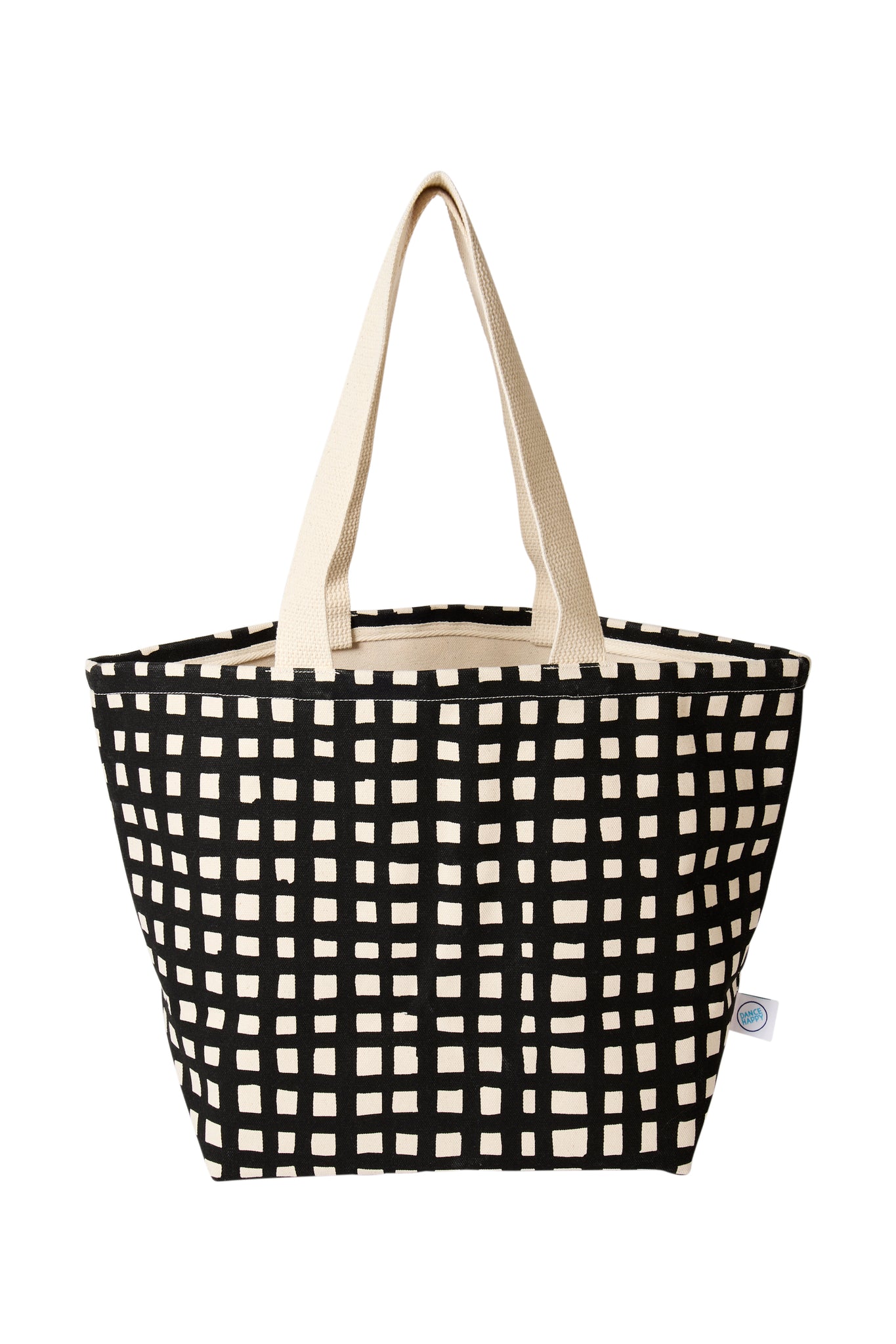 Grid Wide Tote