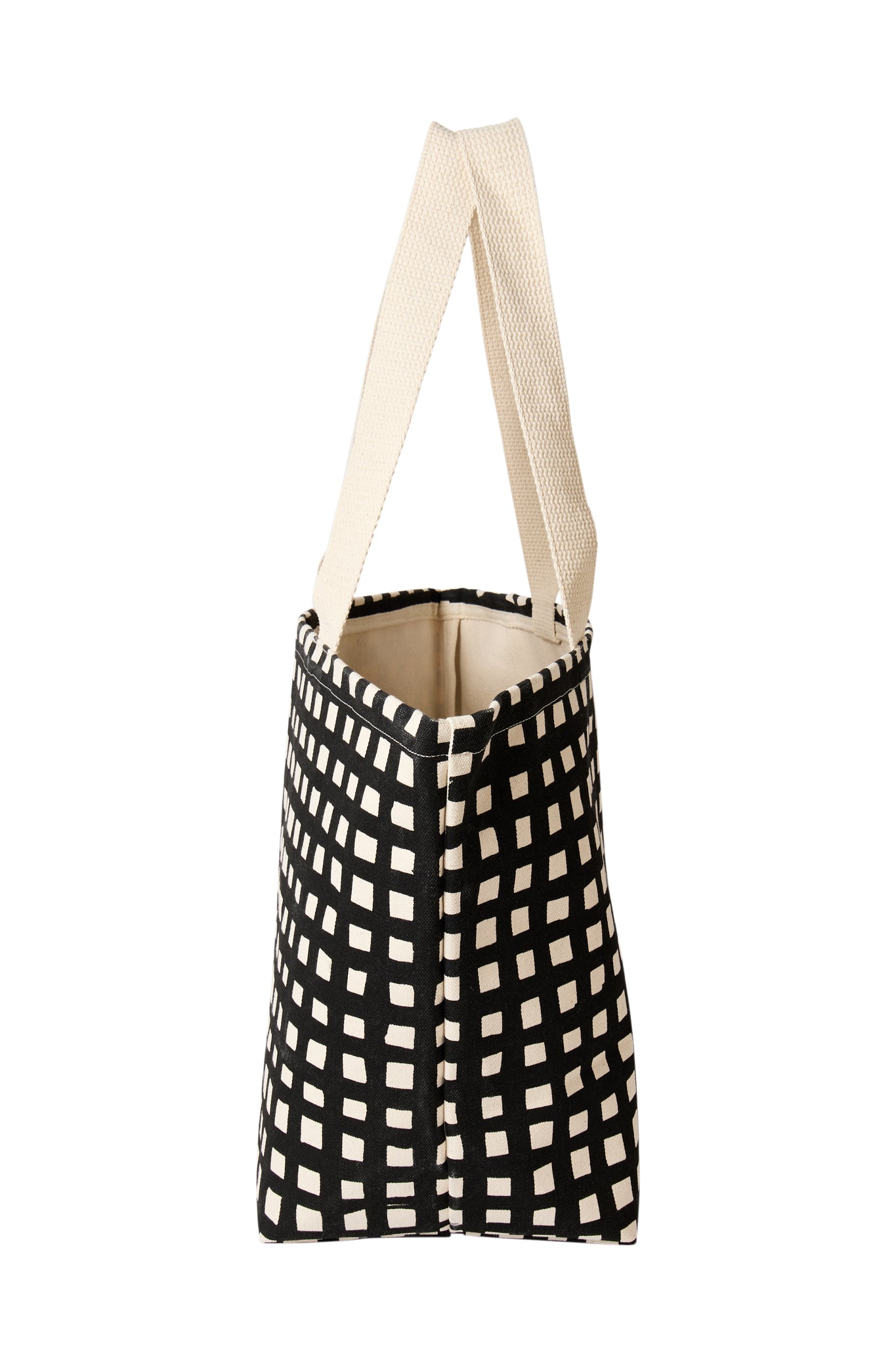 Grid Wide Tote