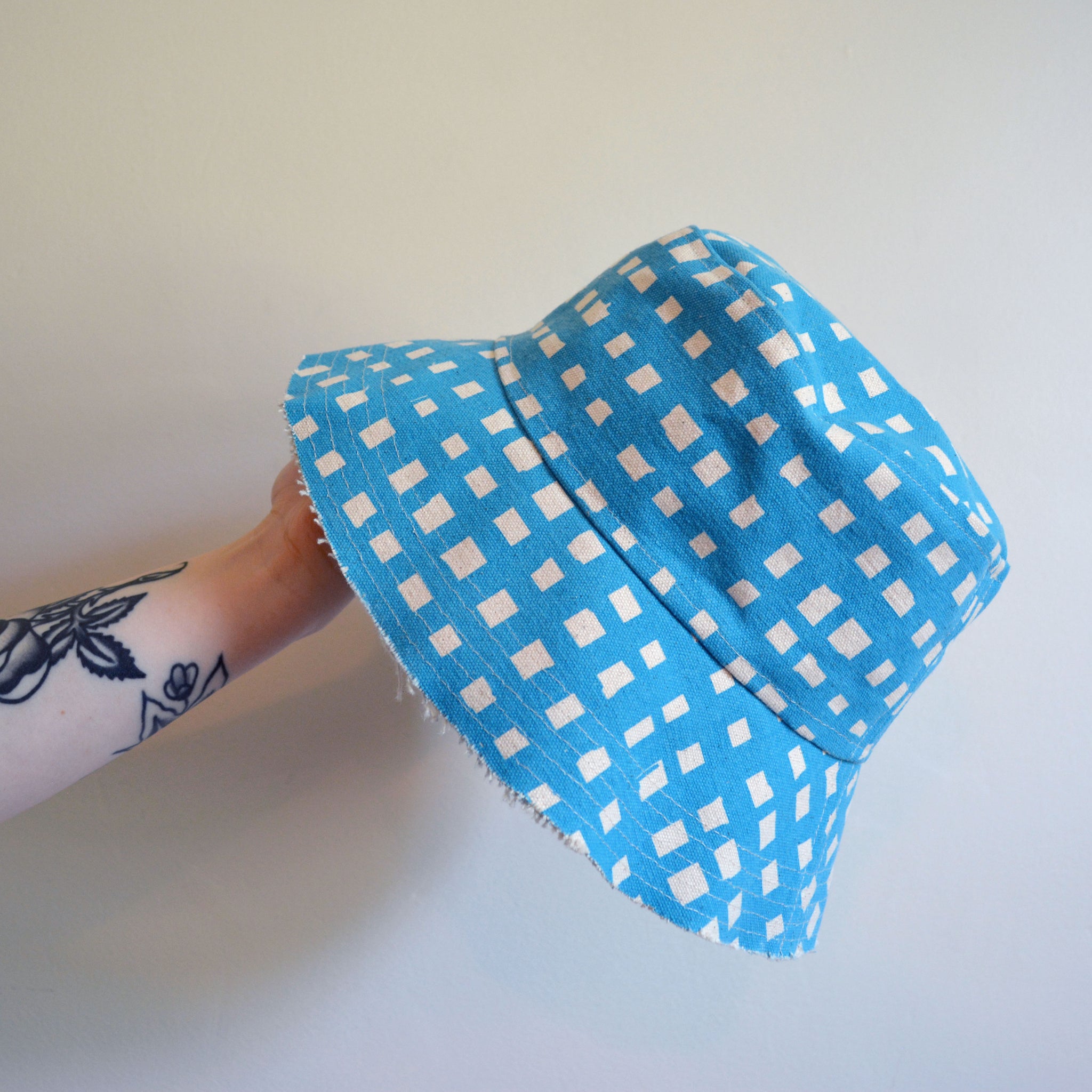 Grid Bucket Hat