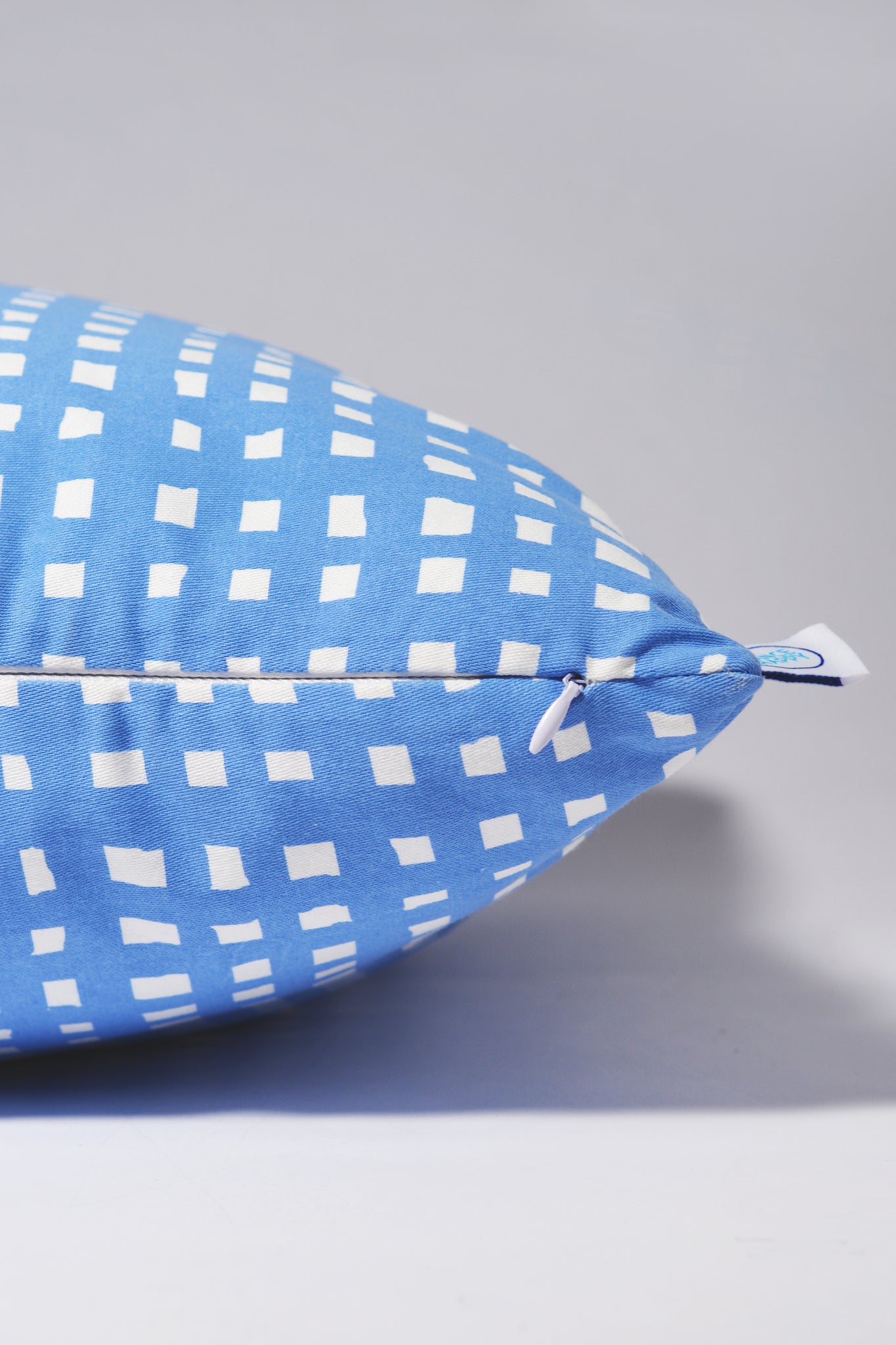 Micro Grid throw pillow