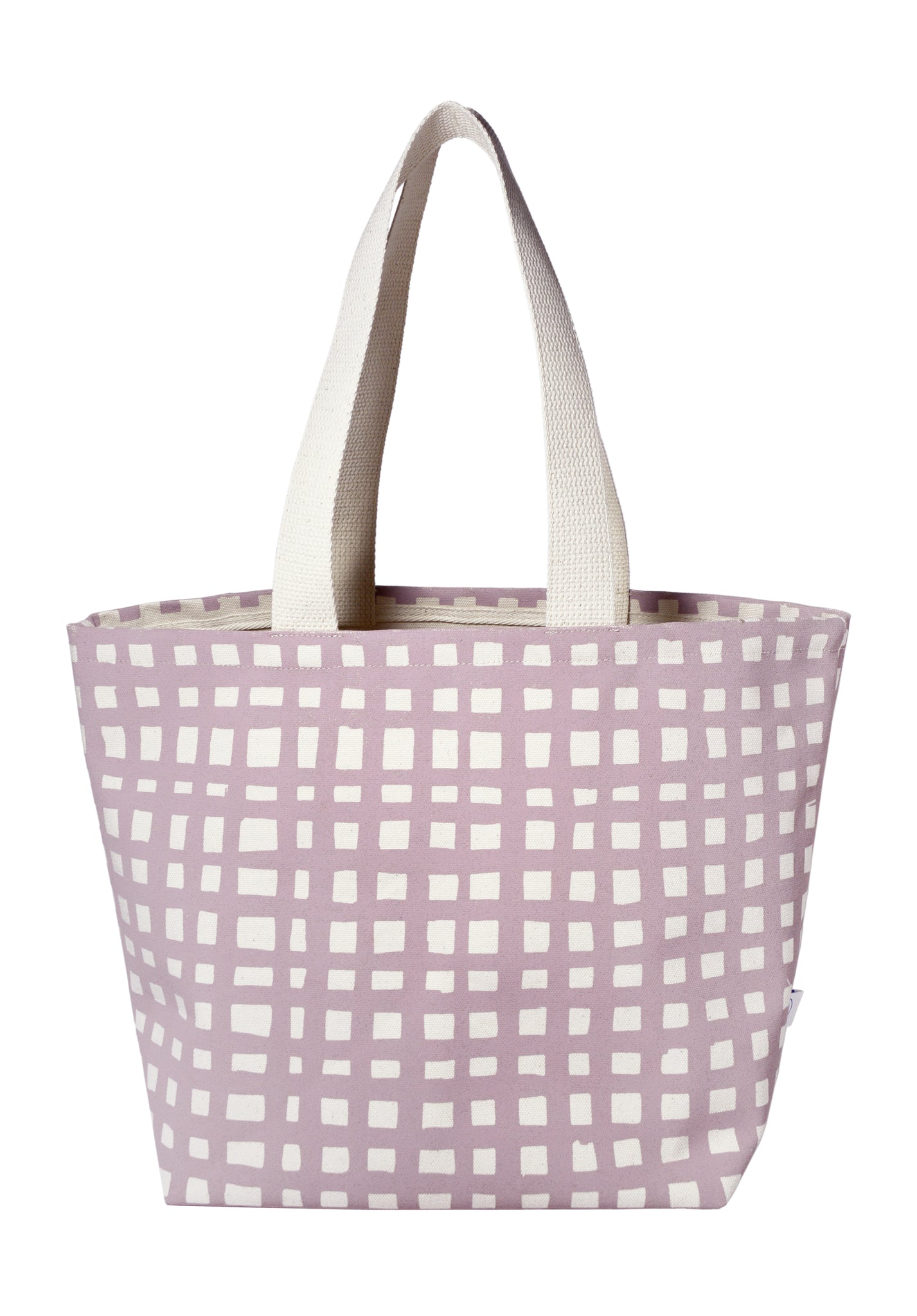 Grid Wide Tote