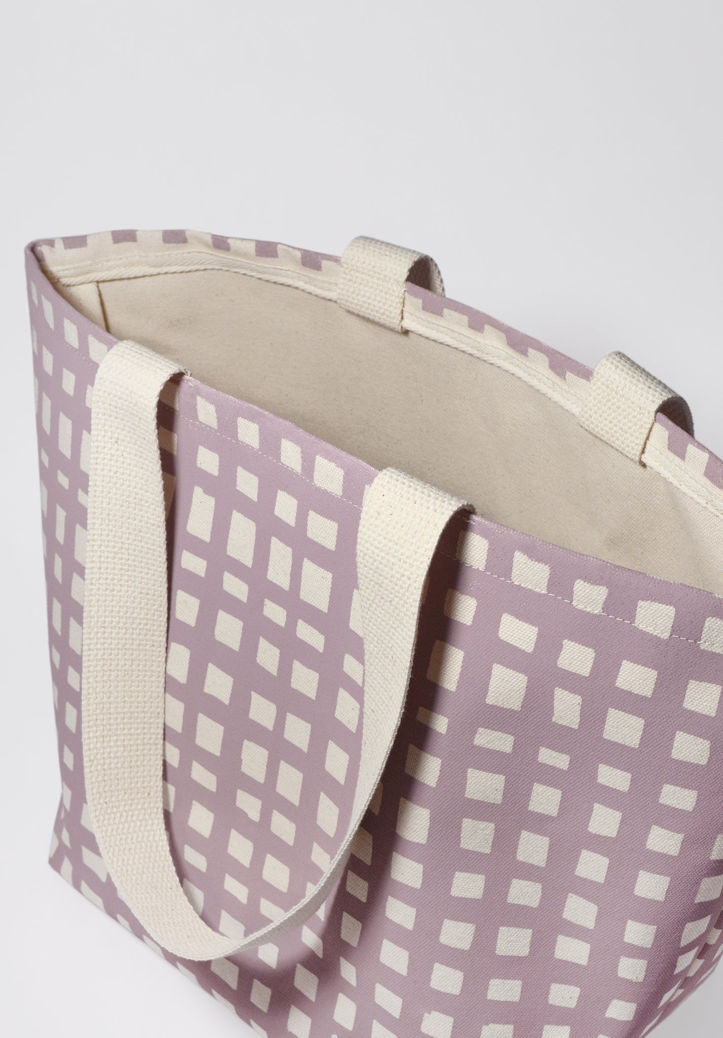 Grid Wide Tote