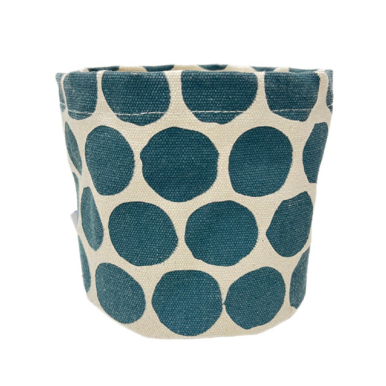 Large Circles Round Bin/Canvas Planter