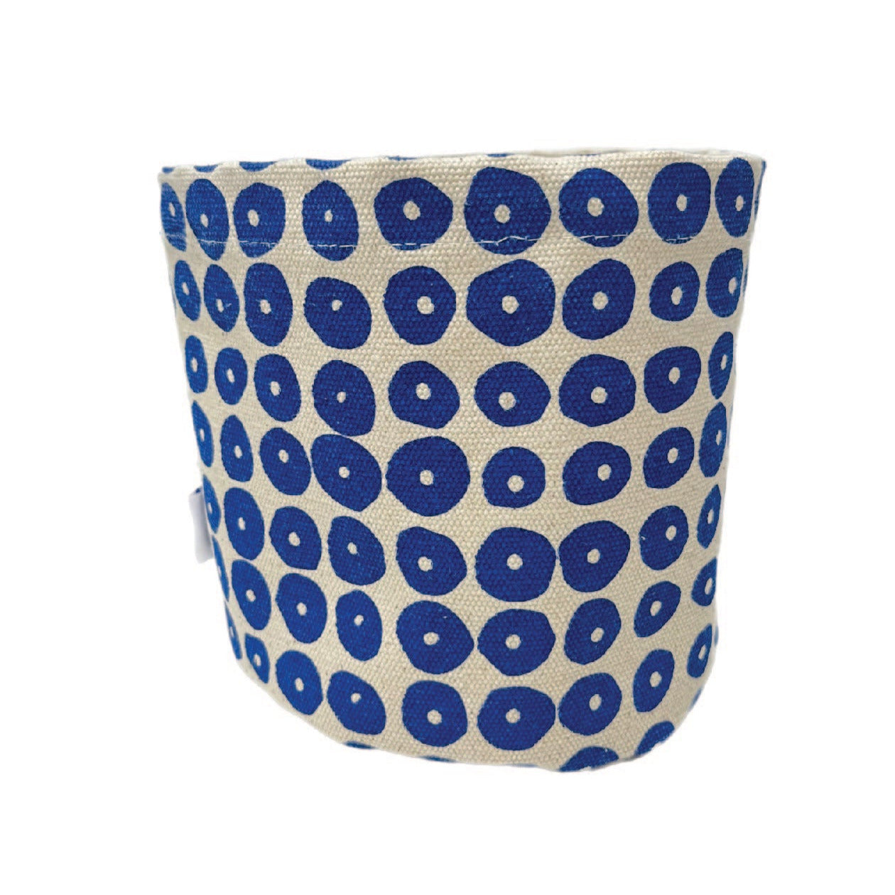 Open Circles Round Bin/Canvas Planter